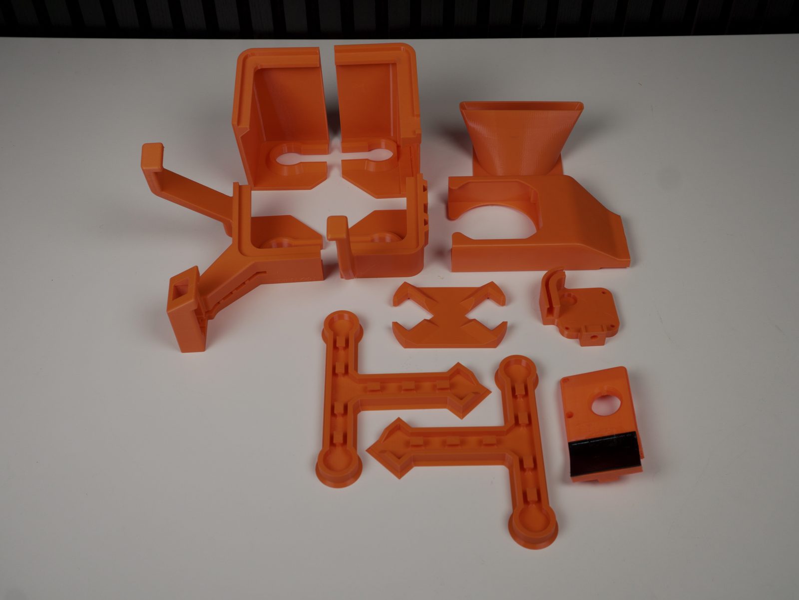 A1 Mini Stage 2 kit - all printed parts and hardware laid out