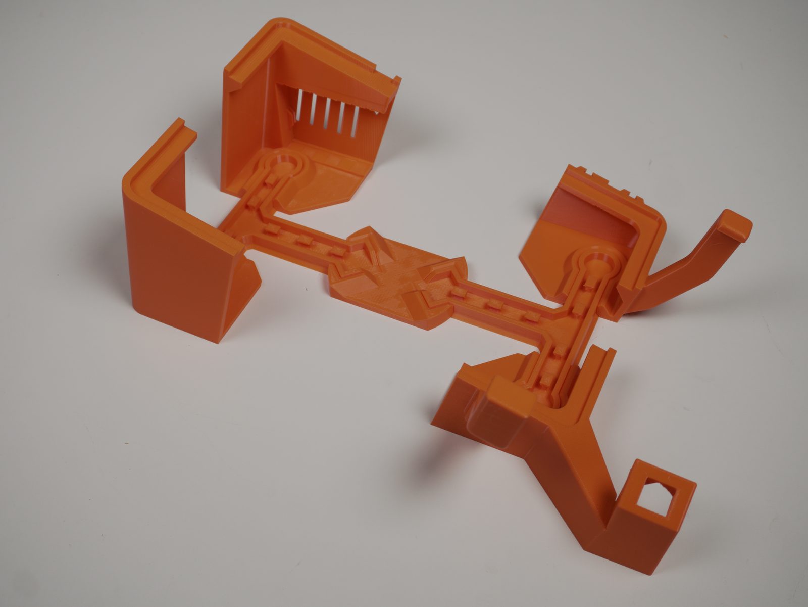 Printed parts assembled together