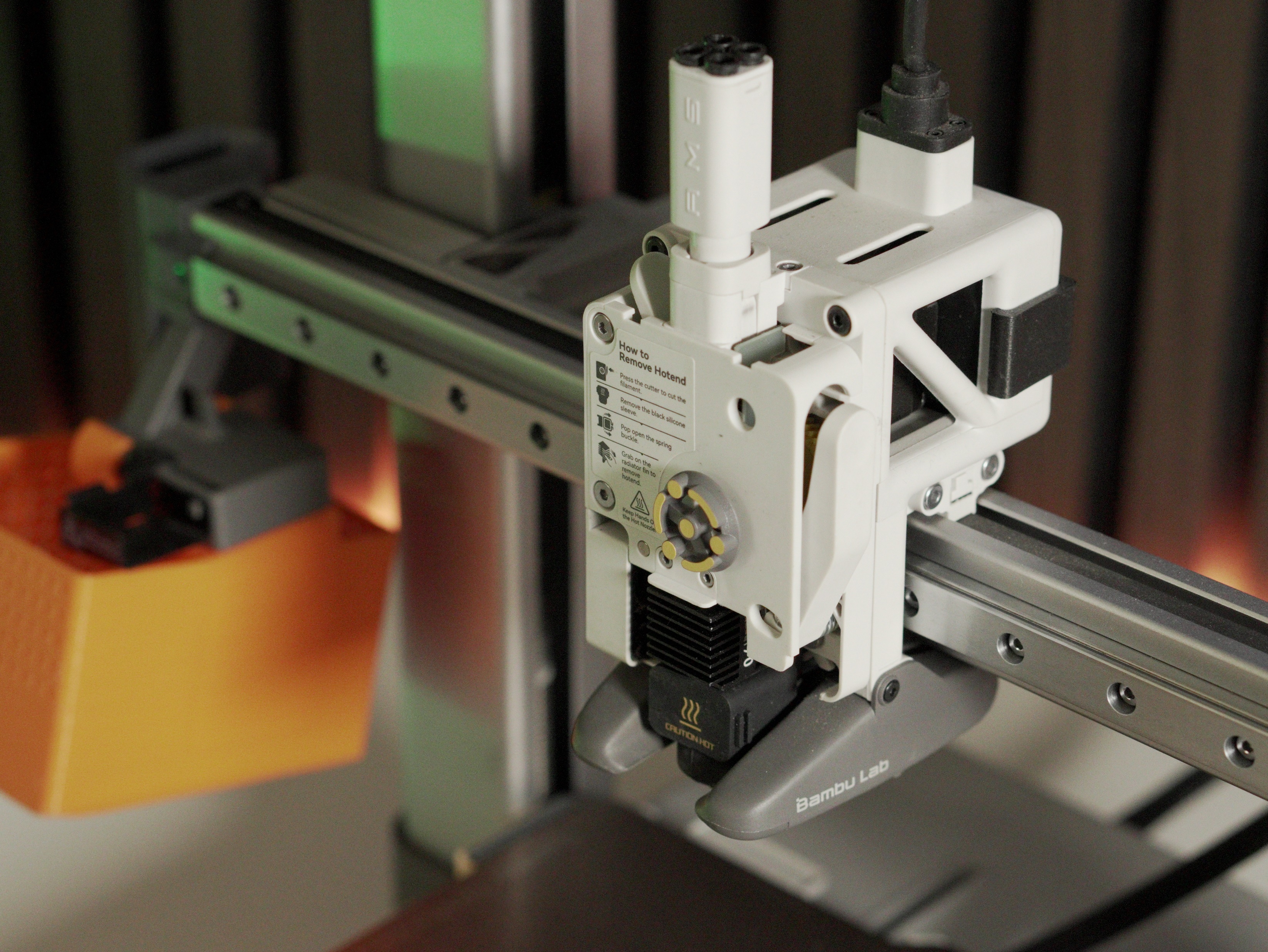 Removing the original toolhead cover