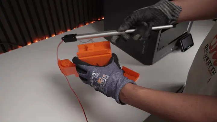 Aligning the lid with the base and pressing until they click into place