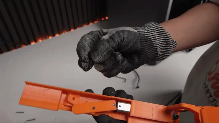 Bender and holder assembly, continued