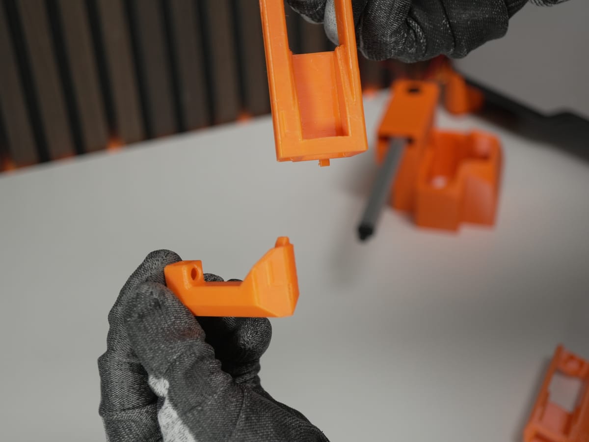 Bender parts overview — second angle