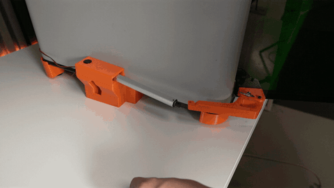 Door opener seated flush, final positioning (part 2)