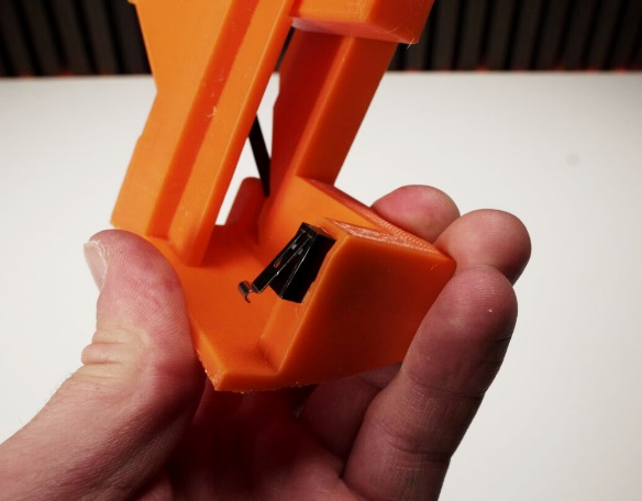 Cable seated in the base channel