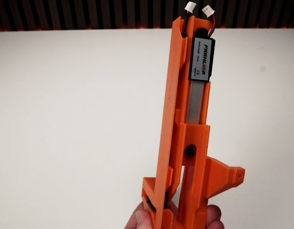 Completed bender, front view