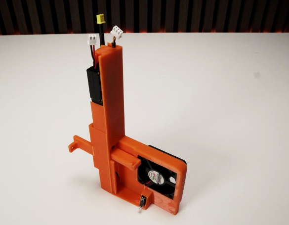 Fan module installed in the bender cut-out (P1P / P1S / X1C)