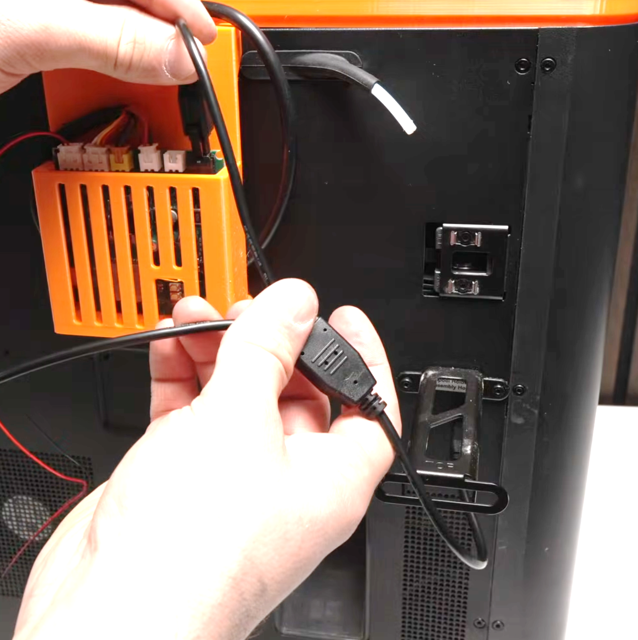 Cables terminating at the PCB