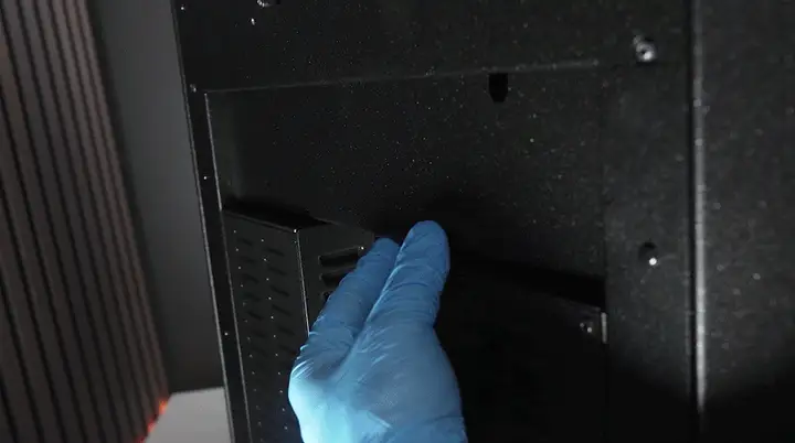 Removing the back cable cover