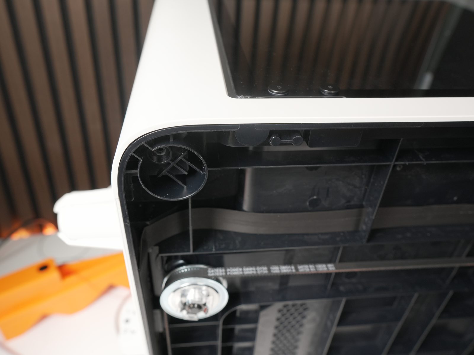 Printer flipped over